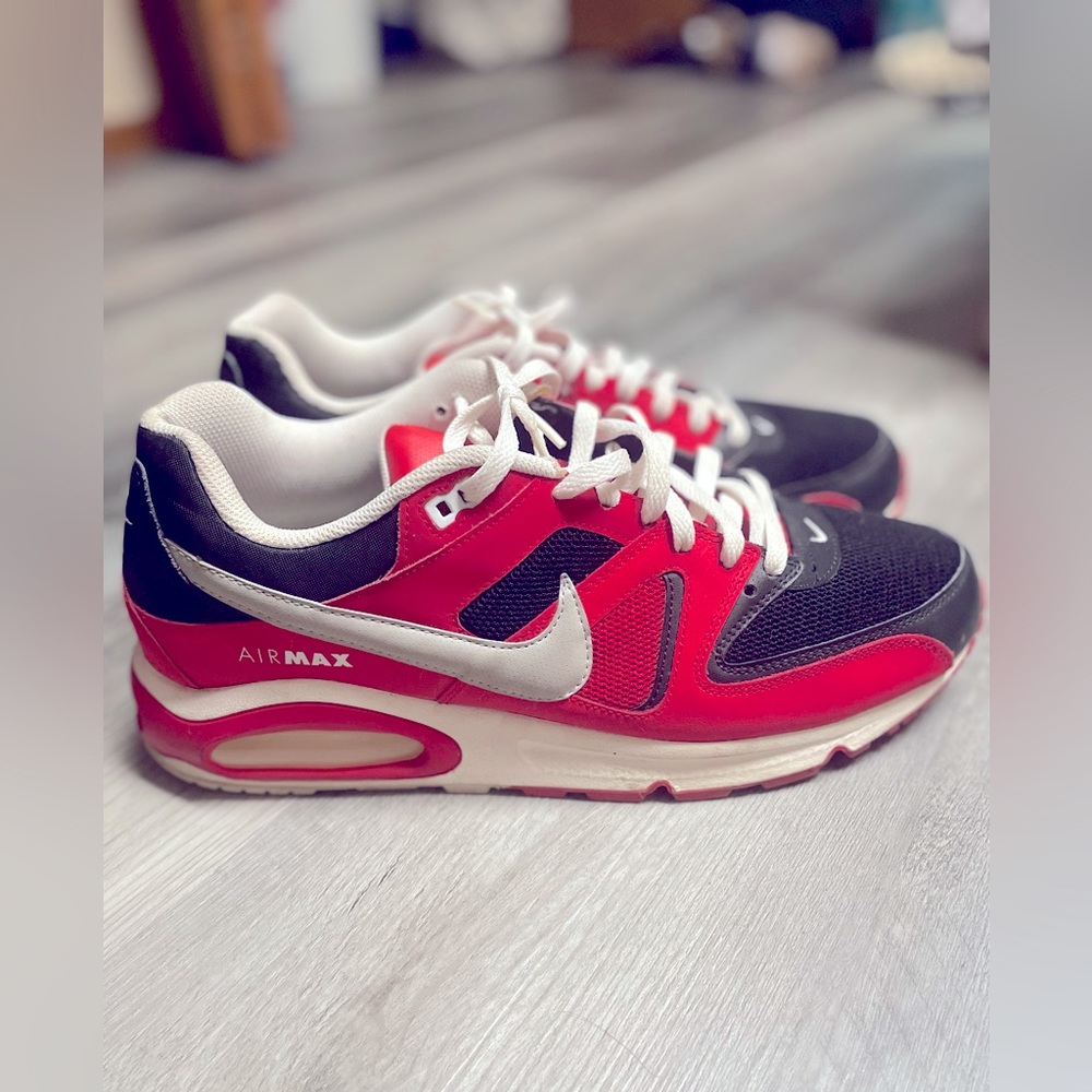 Red and Black Nike Airmaxes